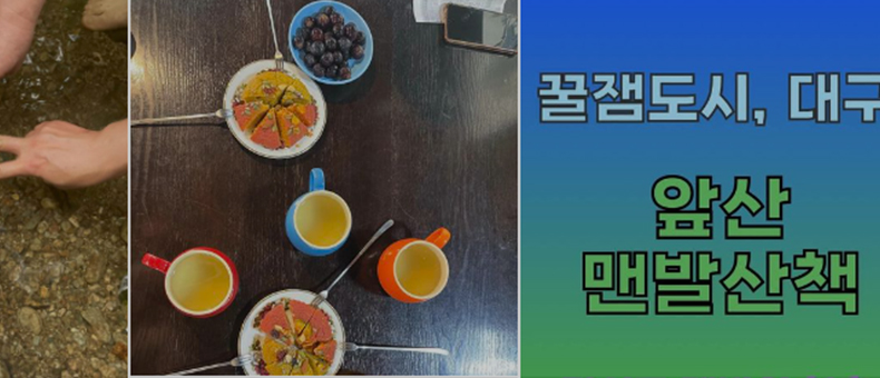 하하 맨발산책 이미지